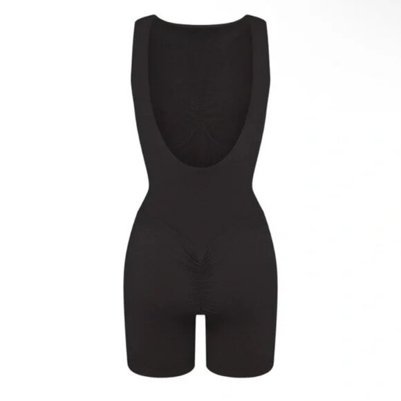 Skims Recycled Nylon Contour Lounge Onesie ONYX NWOT SIZE SMALL RARE - Picture 7 of 7